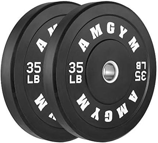 LB Bumper Plates Olympic Weight Plates, Bumper Weight Plates, Steel Insert, Strength Training.